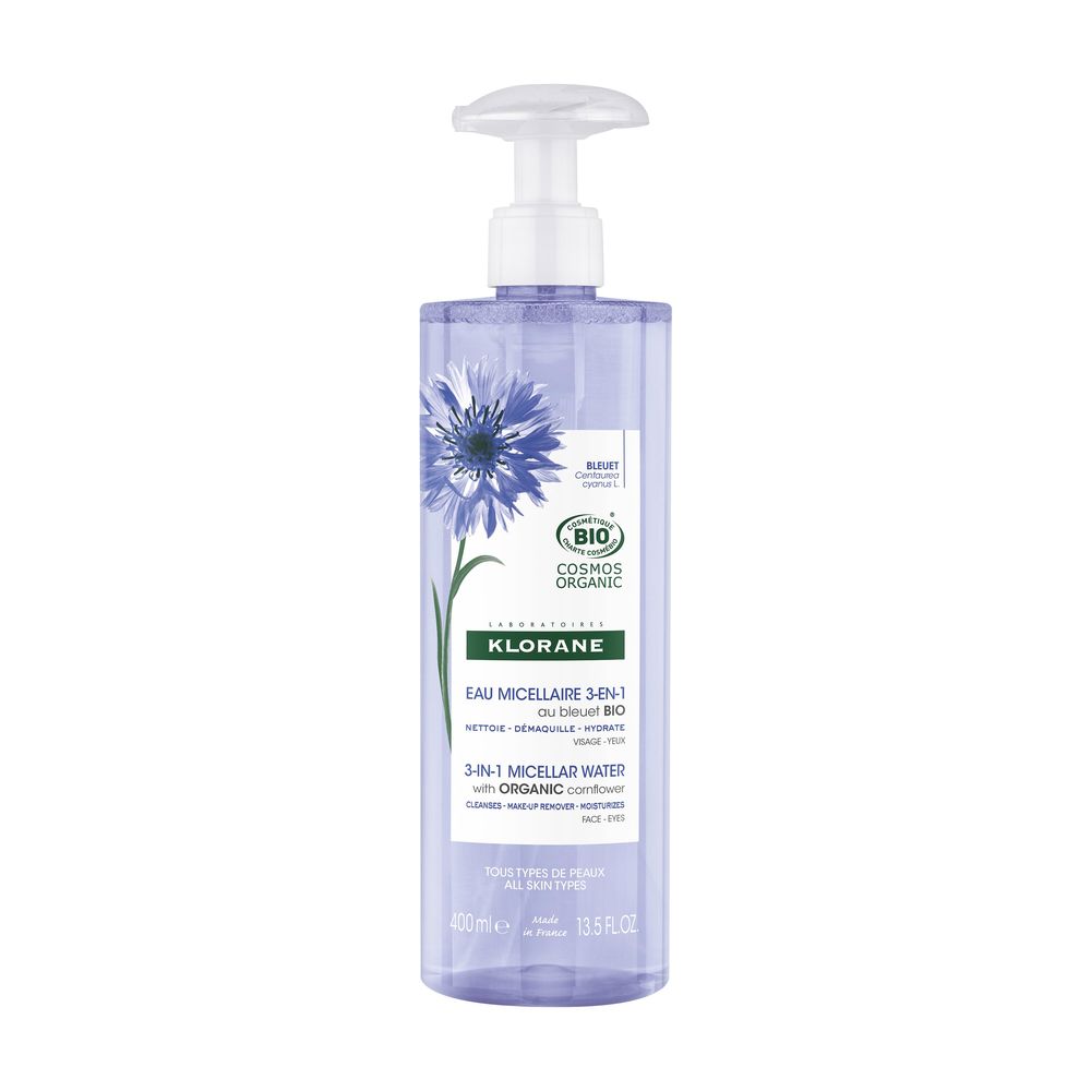 CORNFLOWER BIO makeup remover micellar water 400 ml - Image 1