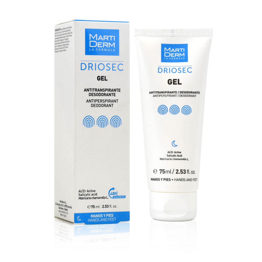 DRIOSEC antiperspirant gel for hands and feet 75 ml - Image 1