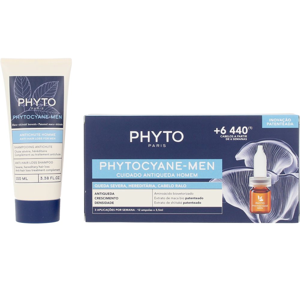 PHYTOCYANE MEN ANTI-HAIR LOSS + SHAMPOO SET 2 pcs - Image 1