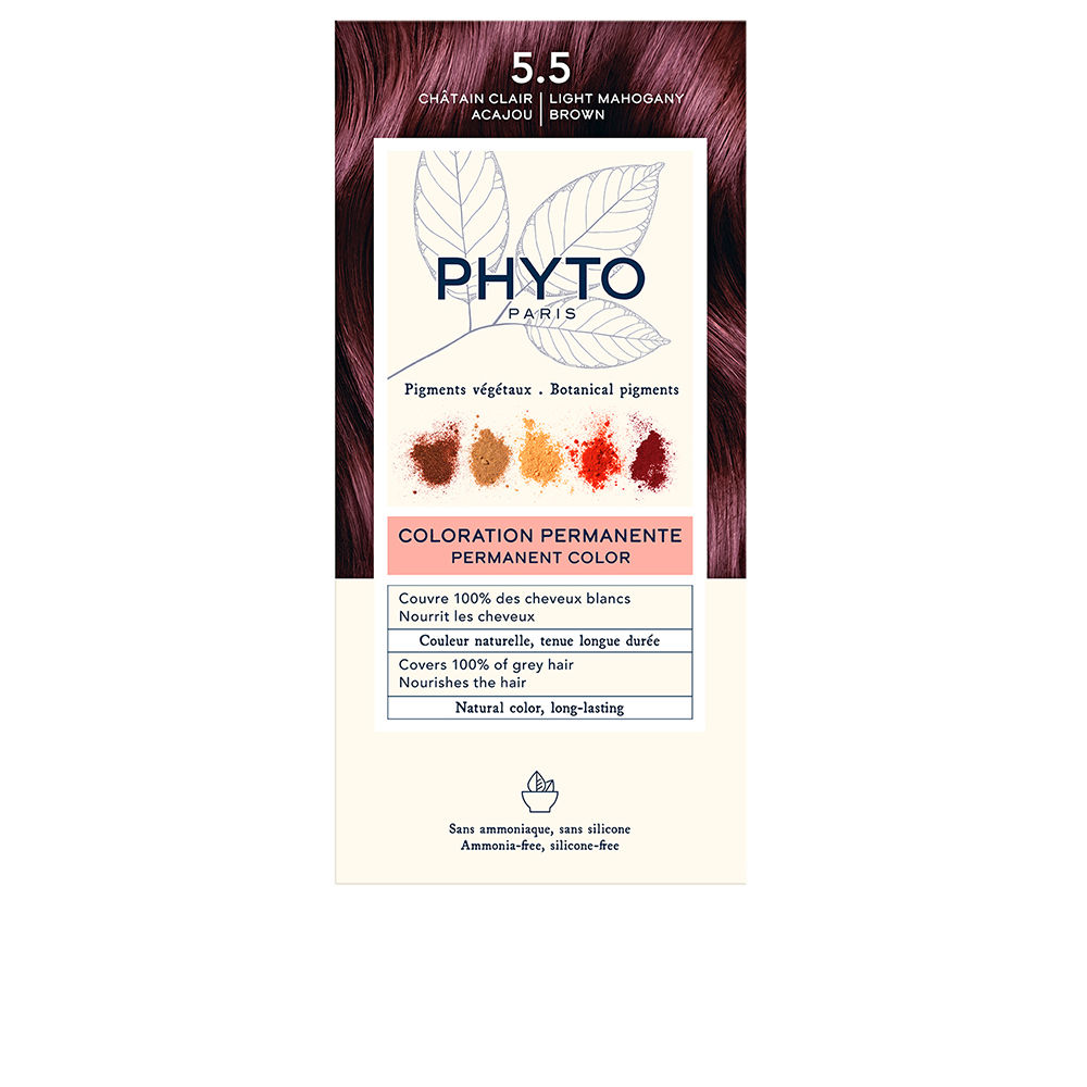 PHYTOCOLOR #5.5-Light Mahogany Brown 4 u - Image 1