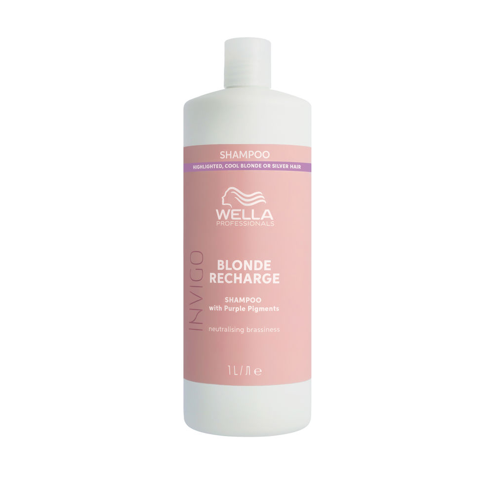 INVIGO BLONDE RECHARGE Shampoo Blonde hair 1000 ml - Image 1
