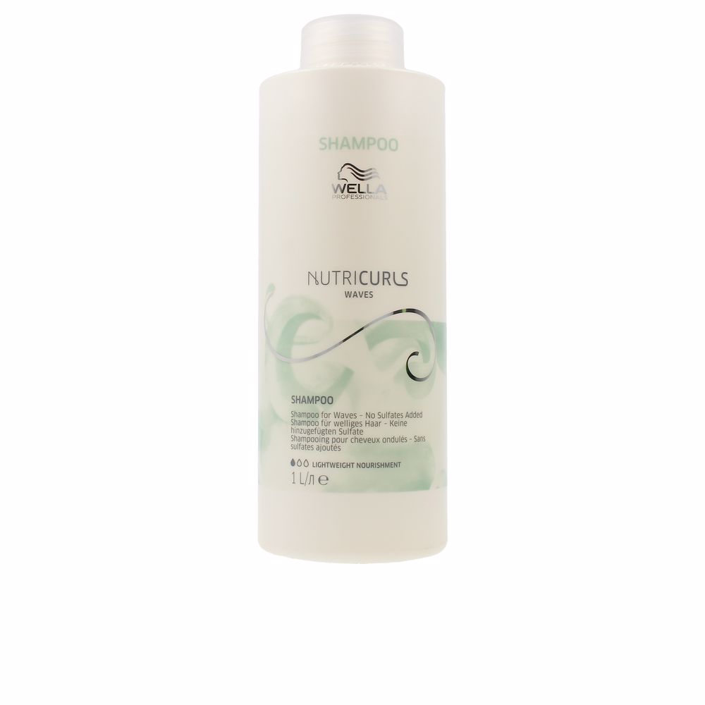 NUTRICURLS Hair Shampoo with Curls and Waves 1000 ml - Image 1