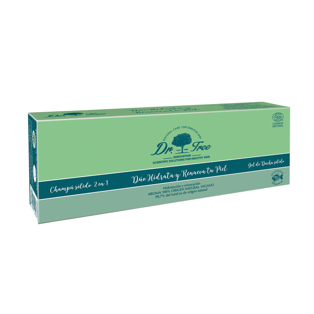 NATURAL SOLID SHAMPOO AND GEL MOISTURIZES AND RENEWS SENSITIVE SKIN CASE 2 pcs - Image 1