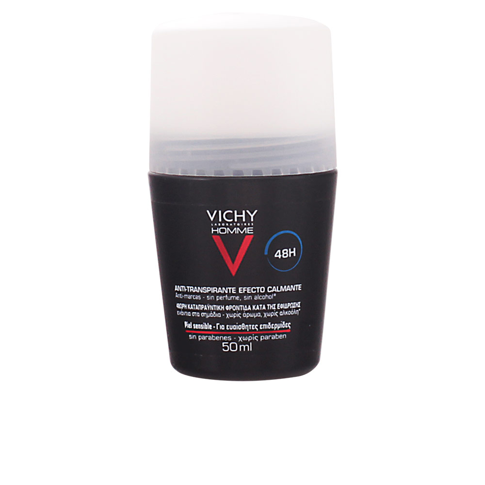 VICHY HOMME deodorant bille peaux sensibles 50 ml - Image 1