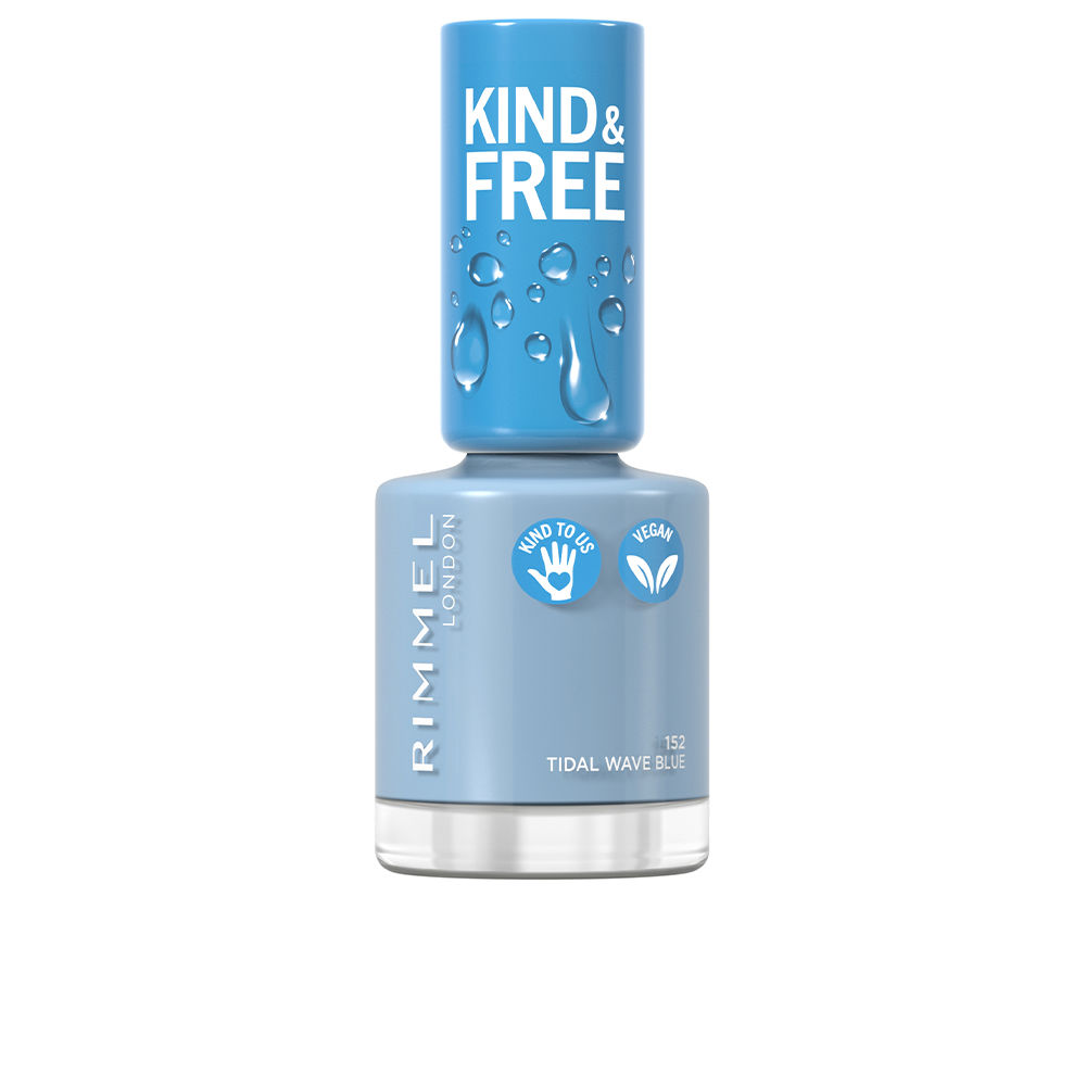 KIND & FREE nail polish #152-tidal wave blue - Image 1