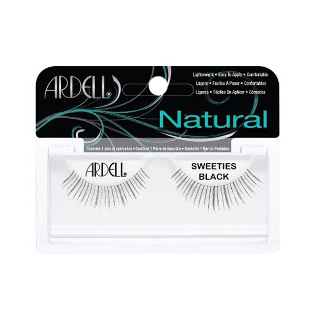 NATURAL eyelashes #sweeties black 1 u - Image 1