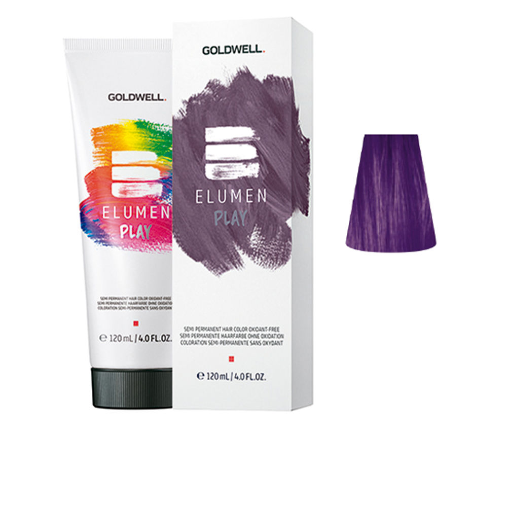 ELUMEN PLAY semi permanent hair color oxidant-free #violet 120 ml - Image 1