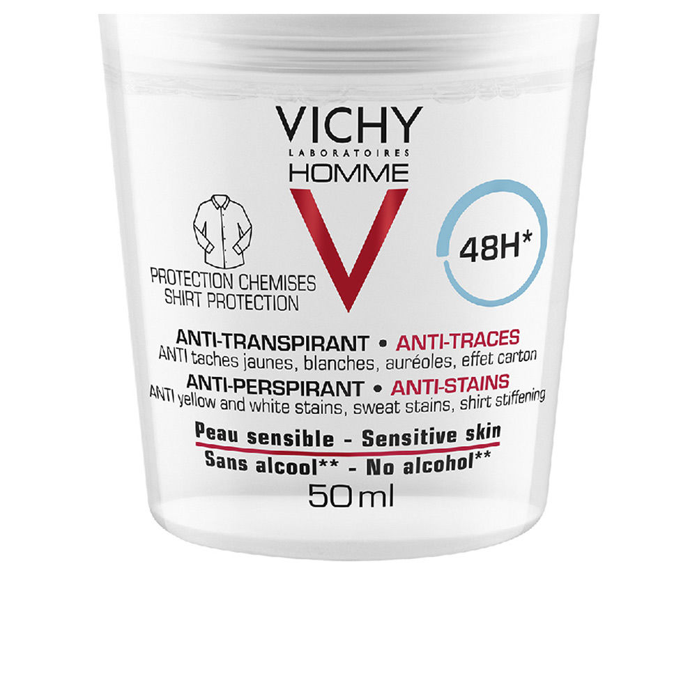 HOMME anti-transpirant anti-traces 48h deo roll-on 50 ml - Image 1