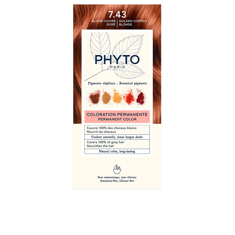 PHYTOCOLOR #7.43-rubio dorado cobrizo 4 u - Image 1