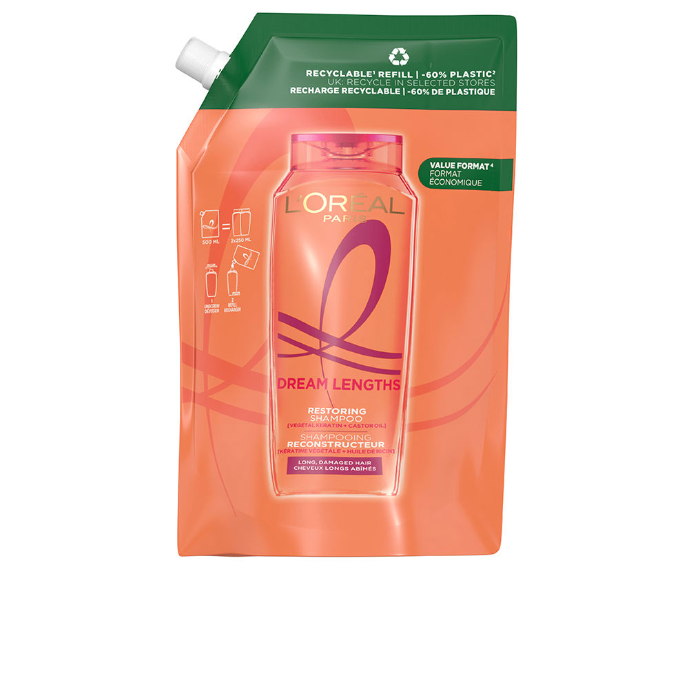 ELVIVE DREAM LONG reconstructive shampoo refill eco pack 500 ml - Image 1