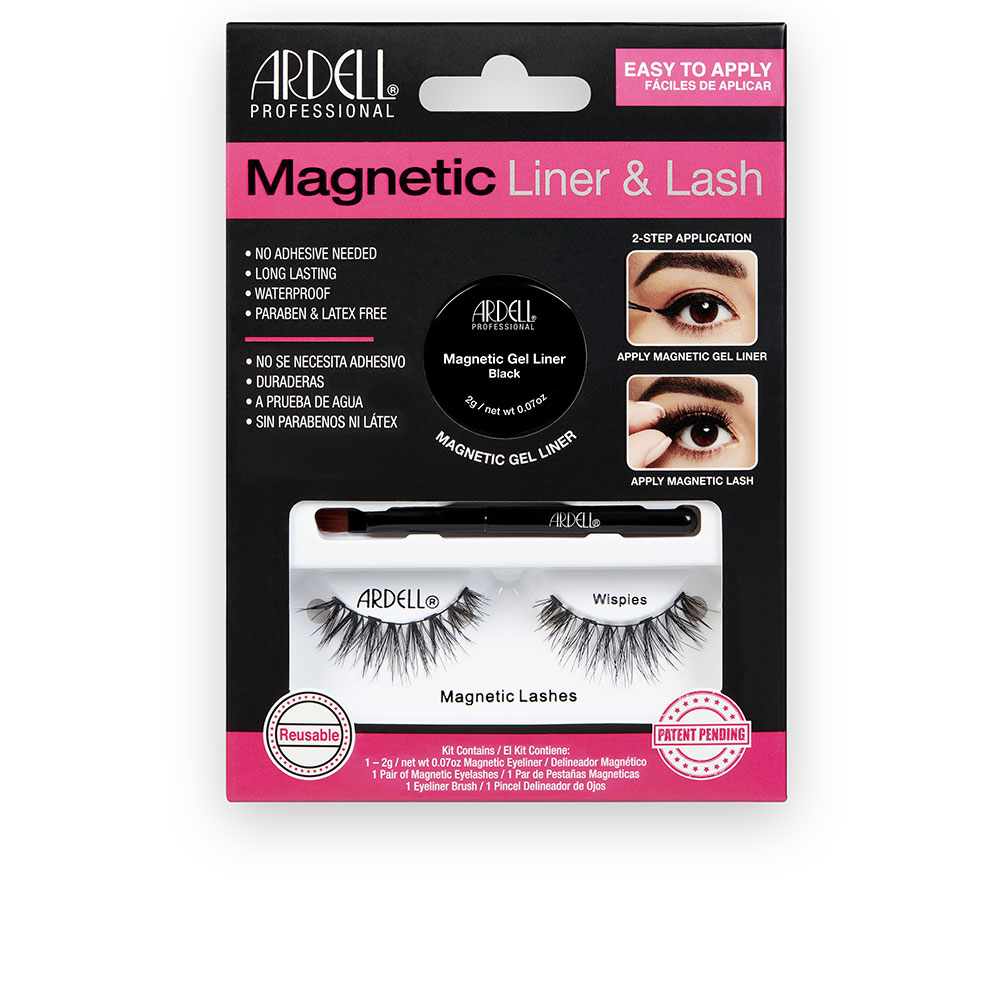 MAGNETIC LINER & LASH WISPIES eyelashes + gel liner 3 units - Image 1
