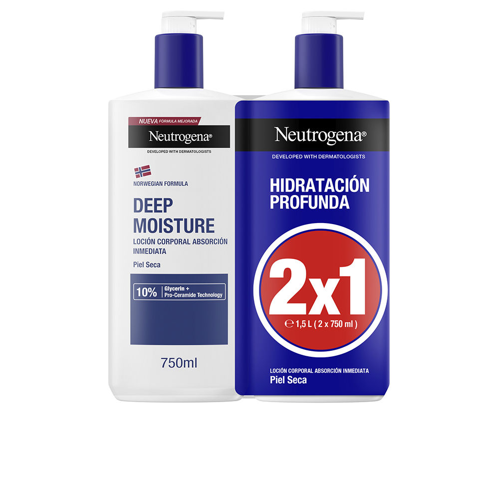 DEEP HYDRATION dry skin lotion pack 2 x 750 ml - Image 1