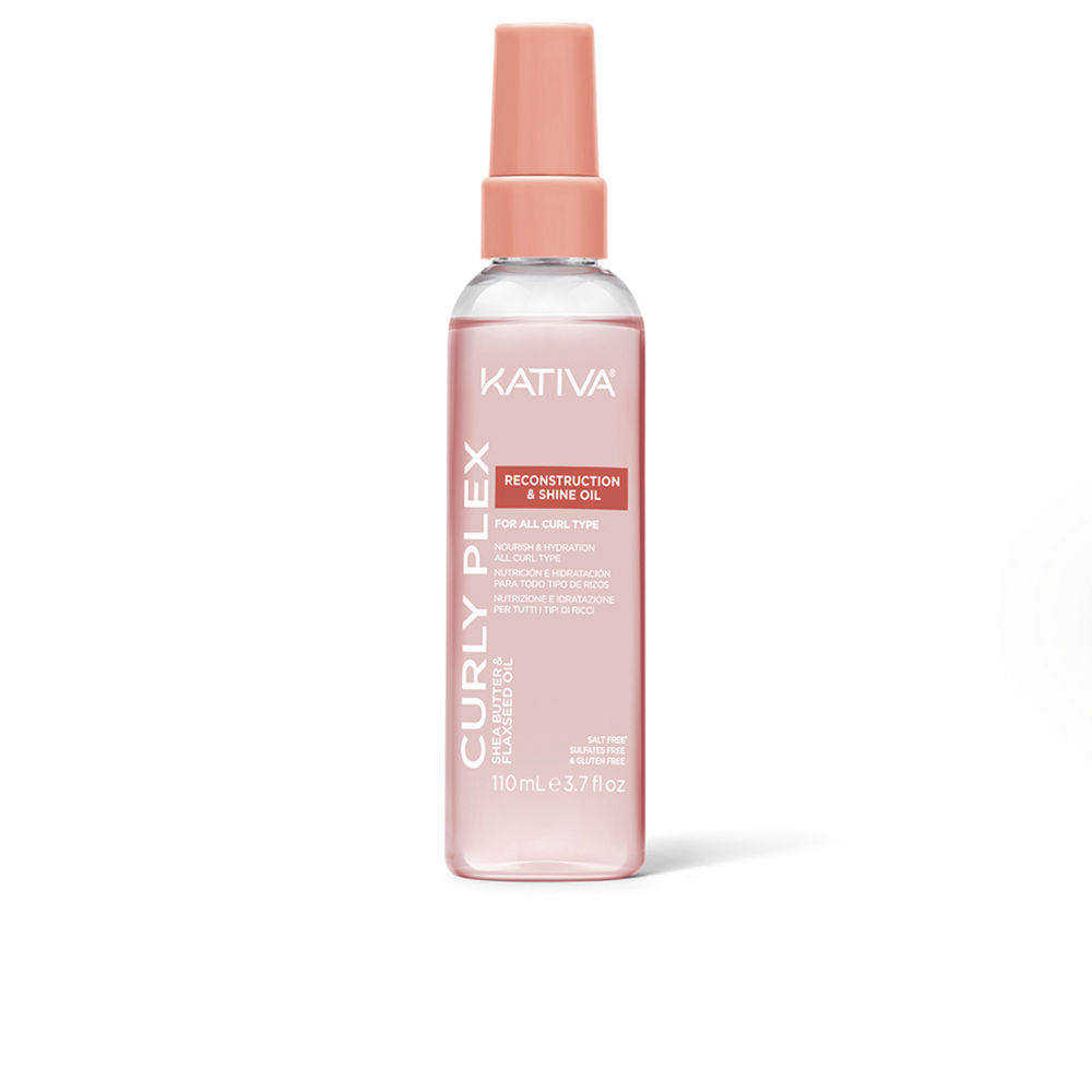 KATIVA CURLY PLEX Regenerating and Shine-Enhancing Oil for Curls 110 ml - Image 1