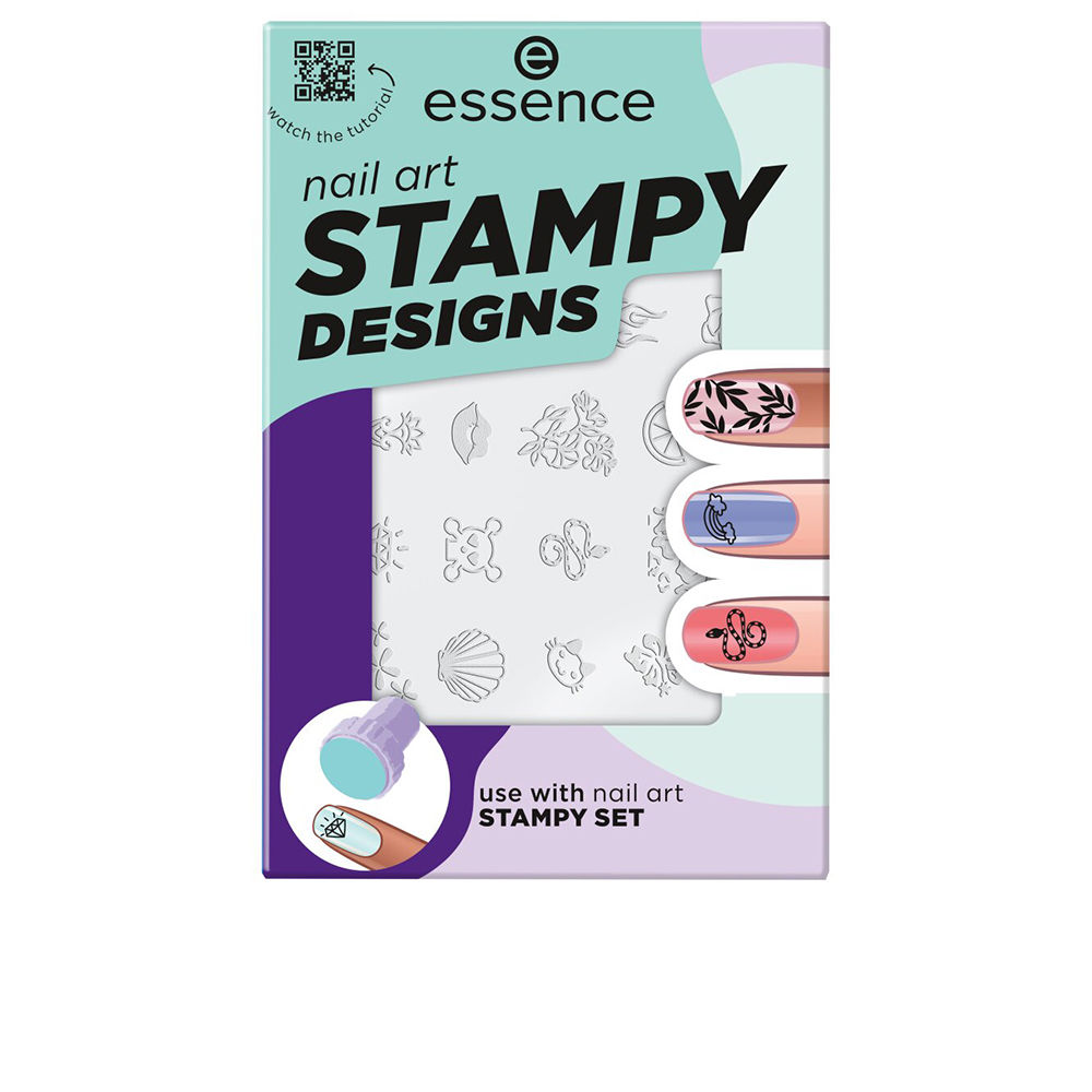 STAMPY DESIGNS nail stamping templates 1 u - Image 1