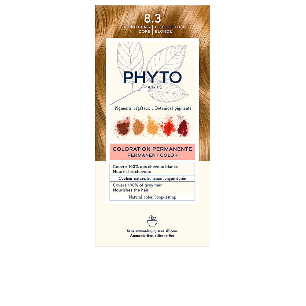 PHYTOCOLOR #8.3-Rubio Claro Dorado 4 u - Image 1