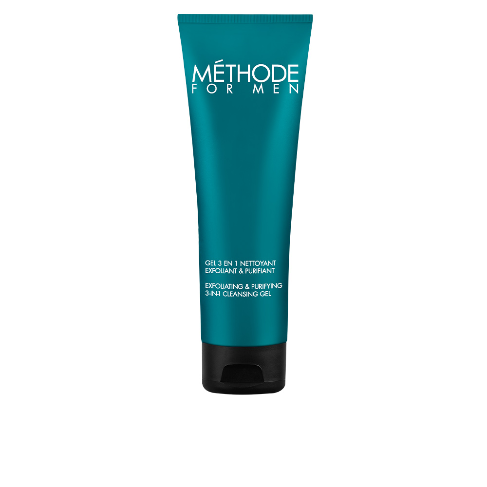 MÉTHODE FOR MEN Gel 3en1 Nettoyant Exfoliant&Purifiant 125 ml - Image 1