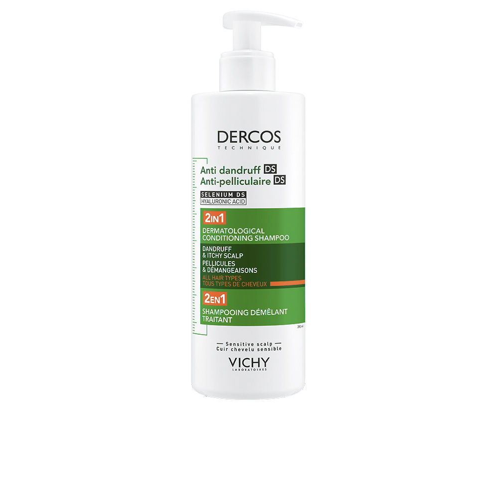 DERCOS DS 2-in-1 anti-dandruff shampoo and conditioner for all hair types 390 ml - Image 1