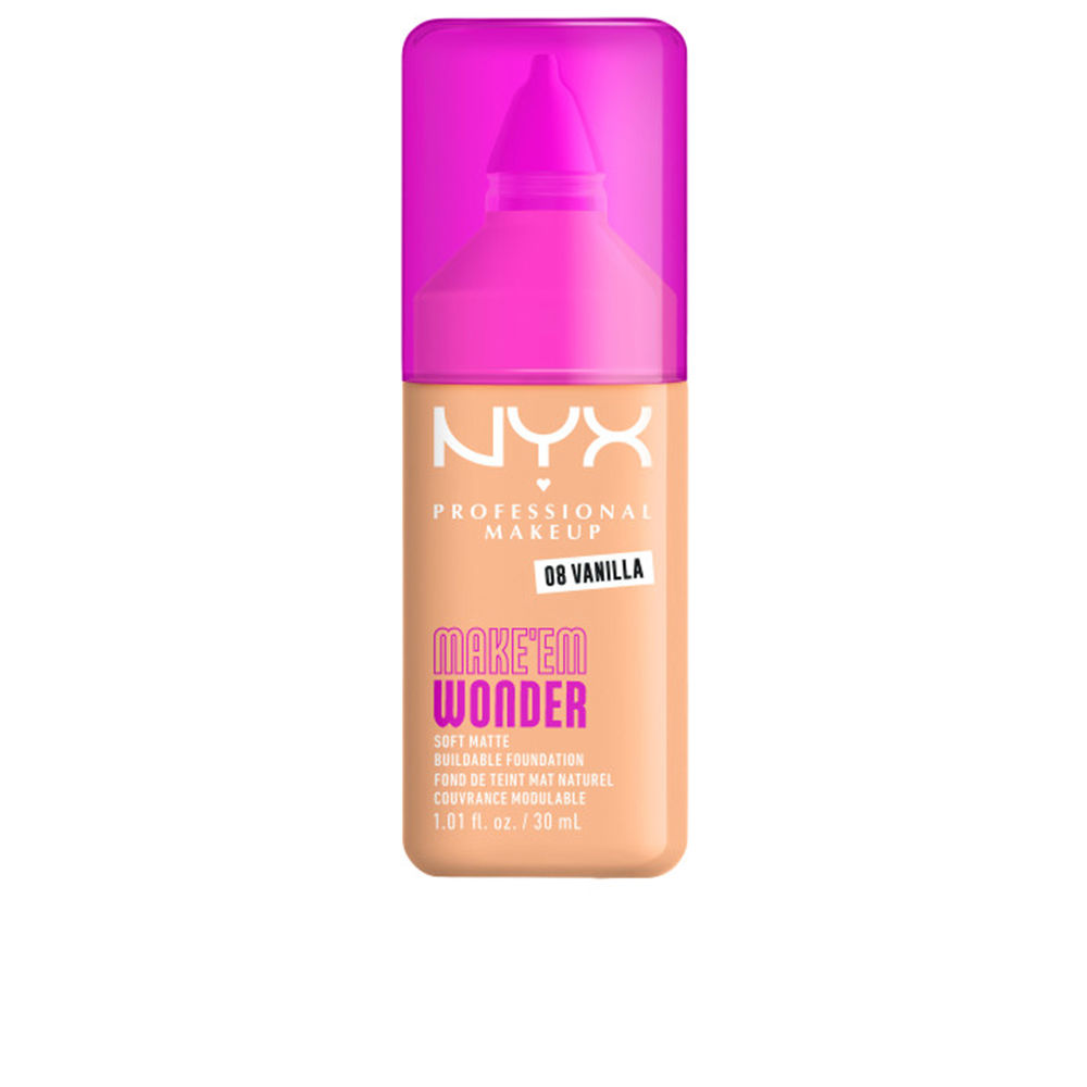 MAKE'EM WONDER foundation #08-Vanilla 30 ml - Image 1